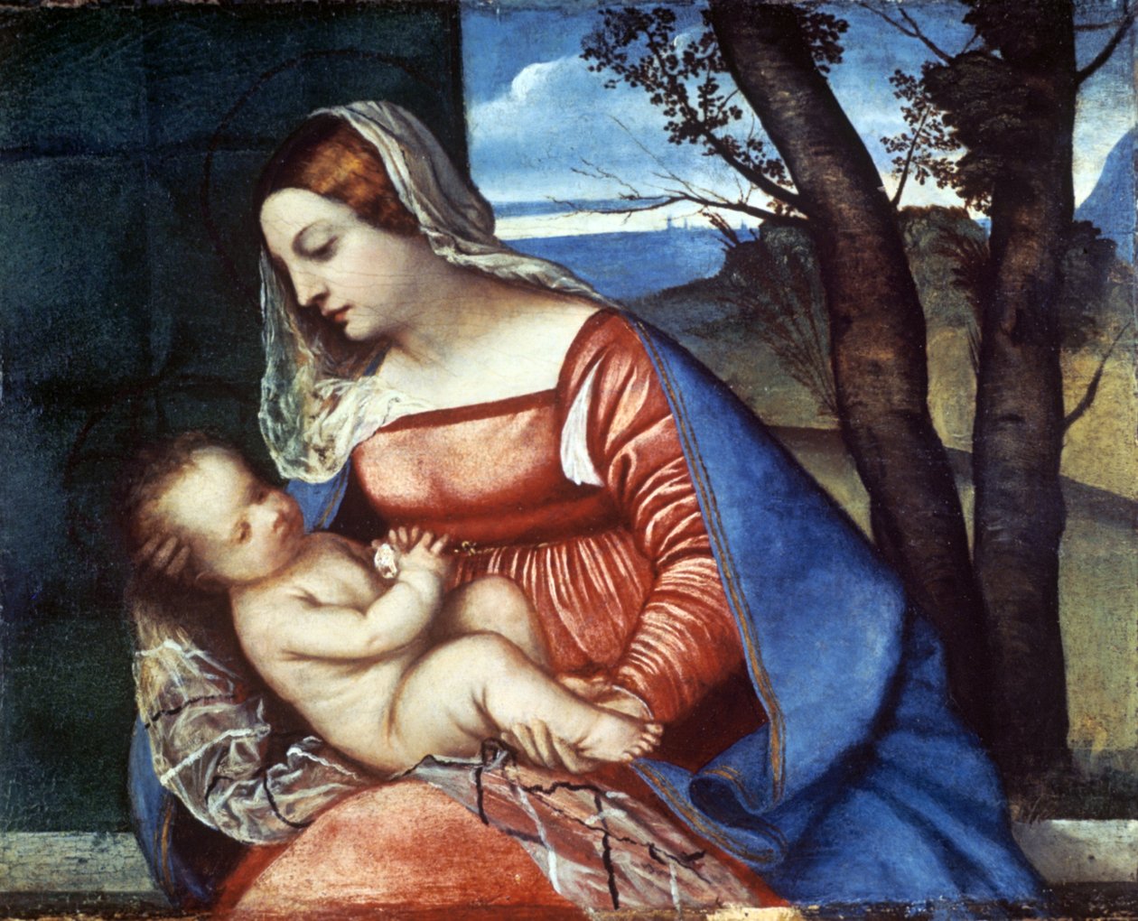 Madonna och barn, c1510 av Tiziano Vecelli