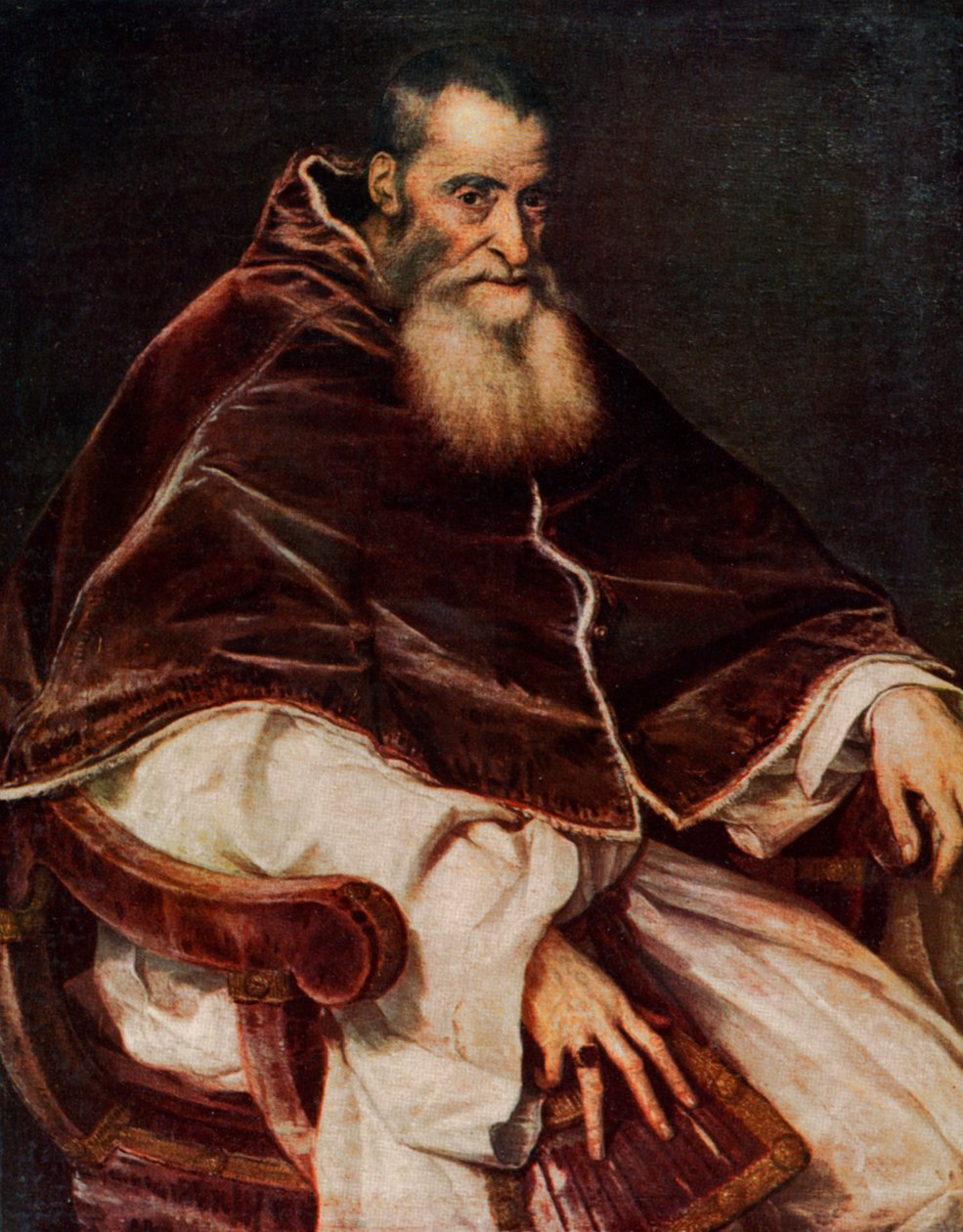 Påven Paulus III 1468-1549, 1543 1930. av Tiziano Vecelli