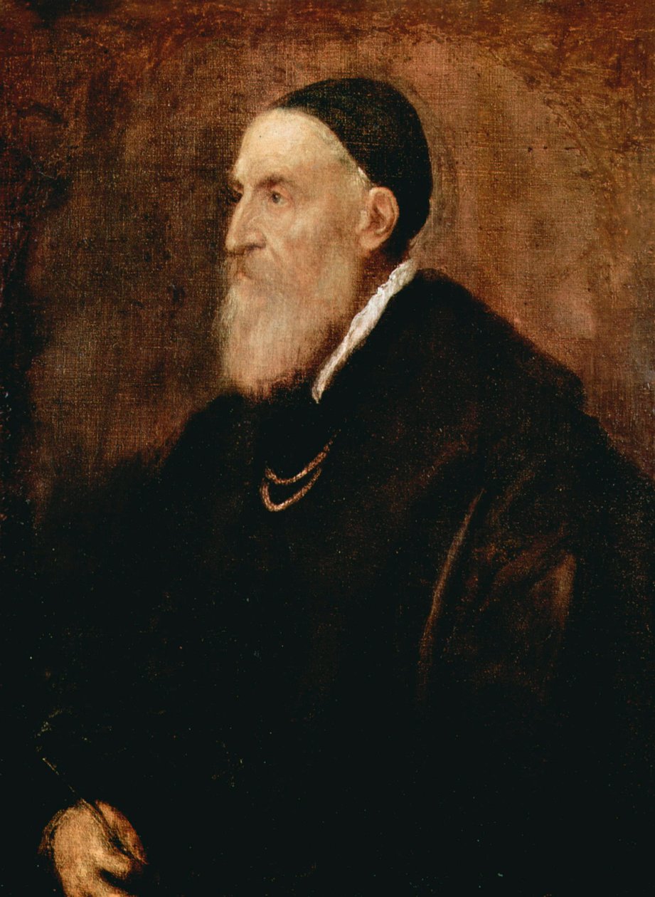 Självporträtt, c1567 av Tiziano Vecelli