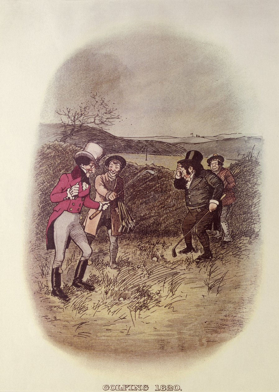 Golf, 1820 av Tom Browne