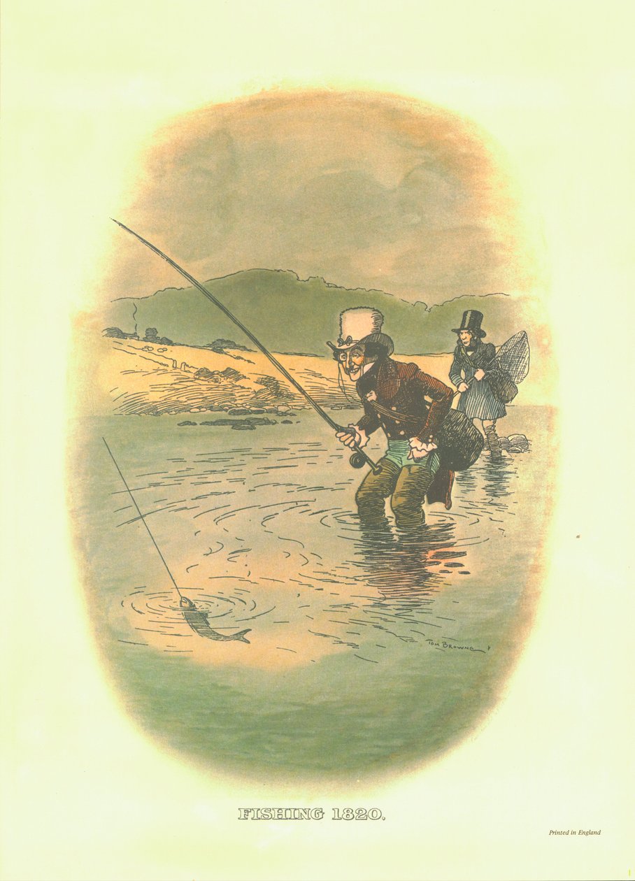 Fiske, 1820, c1910. av Tom Browne