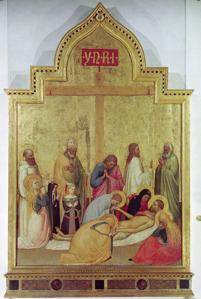 Pieta, ca 1365 (tempera på panel) av Tommaso di Stefano Giottino