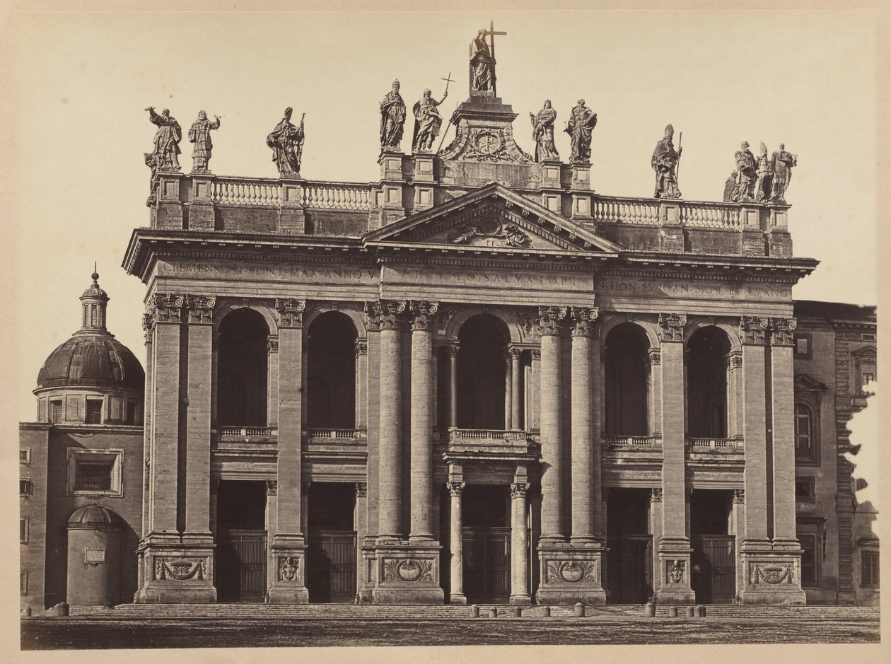 St Jean de Lateran, Rom, ca. 1860. av Tommaso Cuccioni