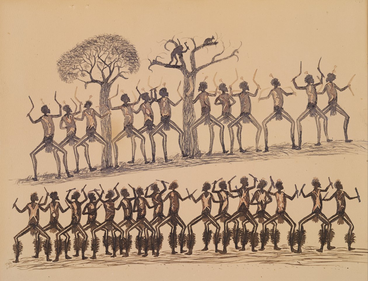 Ceremony; Hunting possum av Tommy McRae