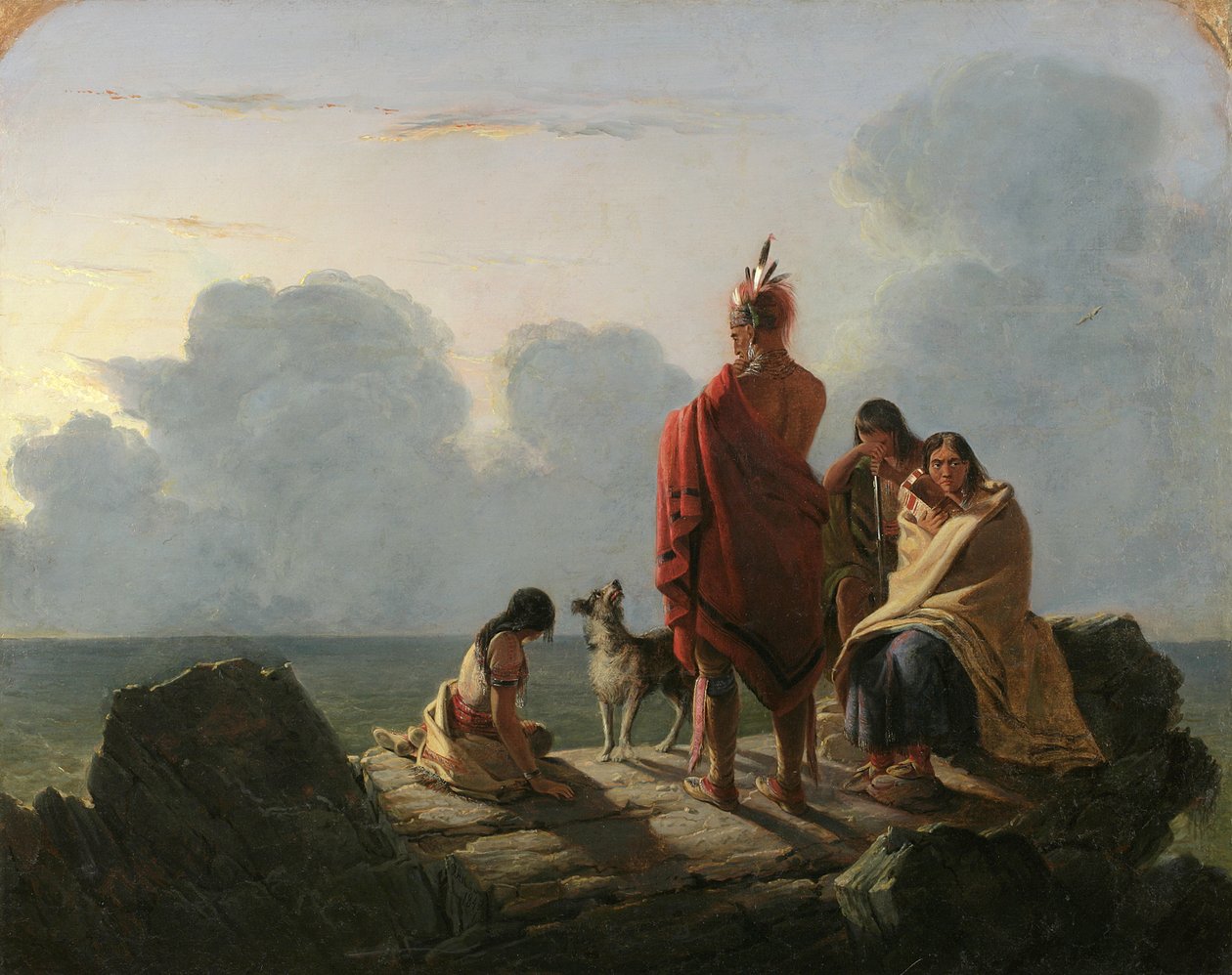 The Last of the Race, 1847 av Tompkins Harrison Matteson