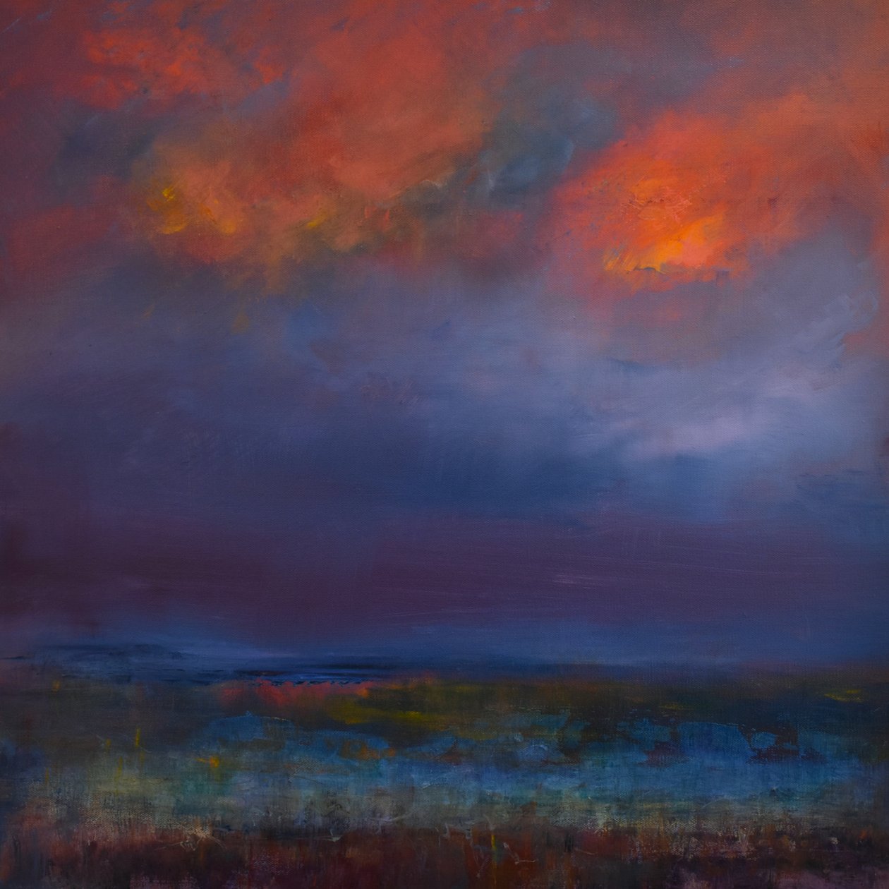 Resplendence, 2019 (olja på duk) av Tracy Lambros