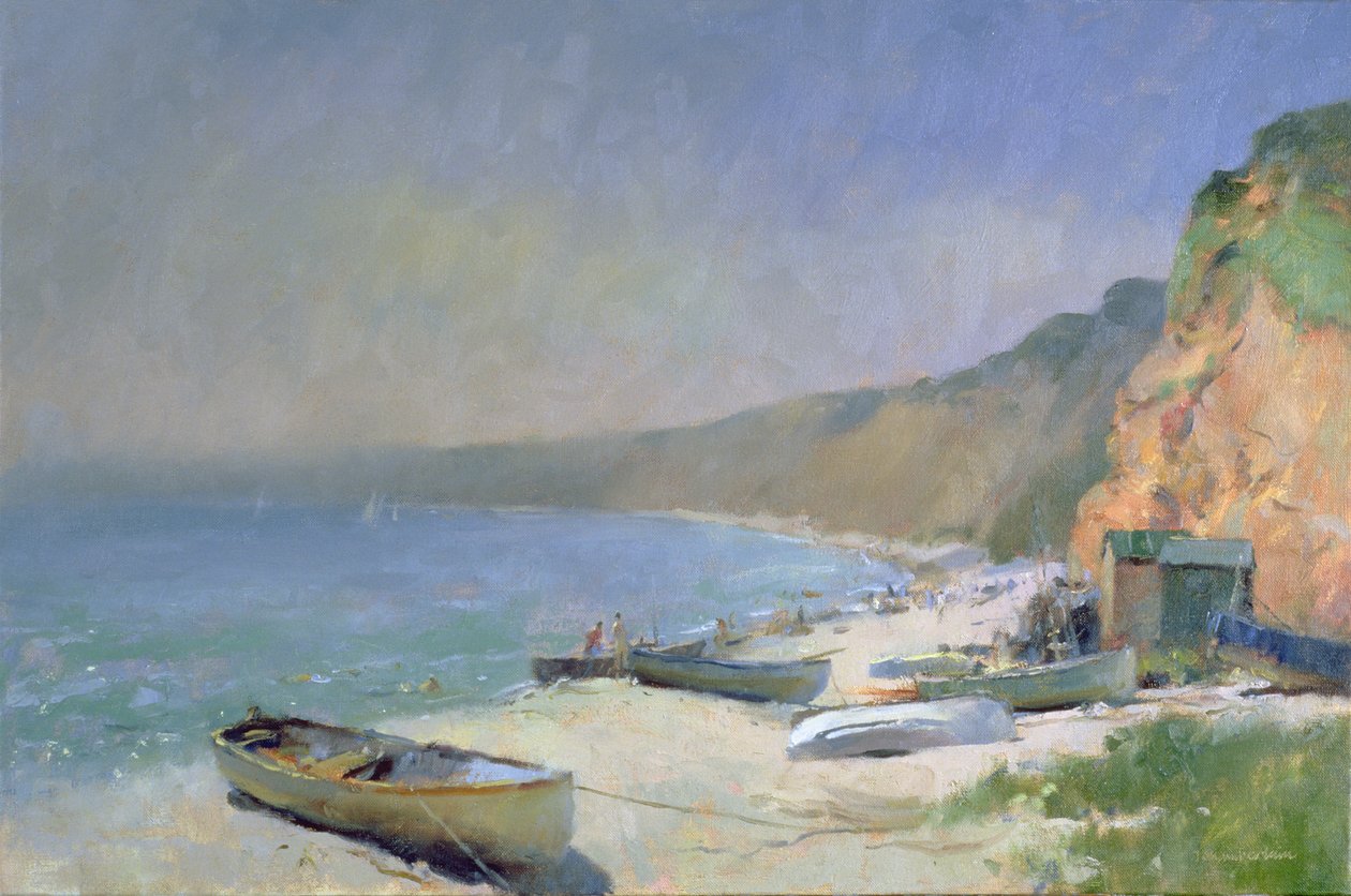 Skimrande strand, Budleigh Salterton av Trevor Chamberlain