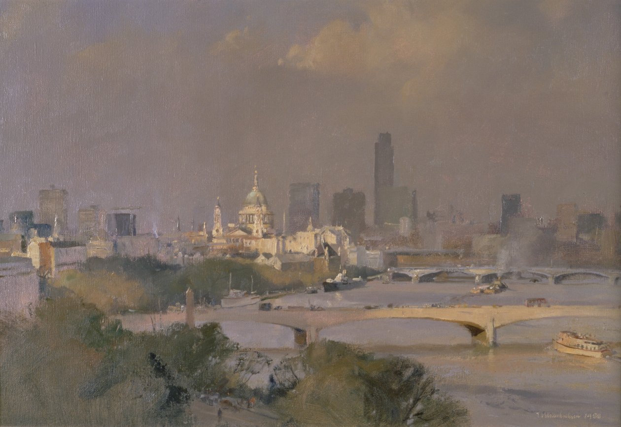 Sultry Afternoon i augusti, Kings Reach, 1988 av Trevor Chamberlain
