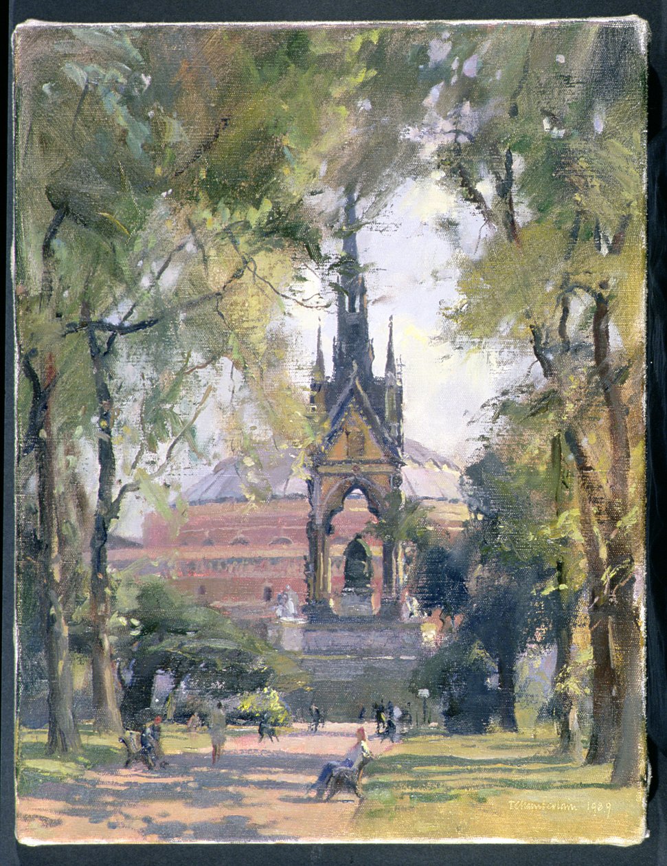 Sommar, Albert Memorial, 1989 av Trevor Chamberlain