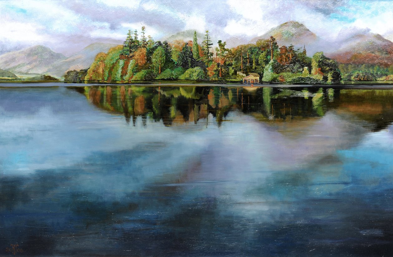 Boathouse, Derwentwater, Cumbria, 2008 av Trevor Neal