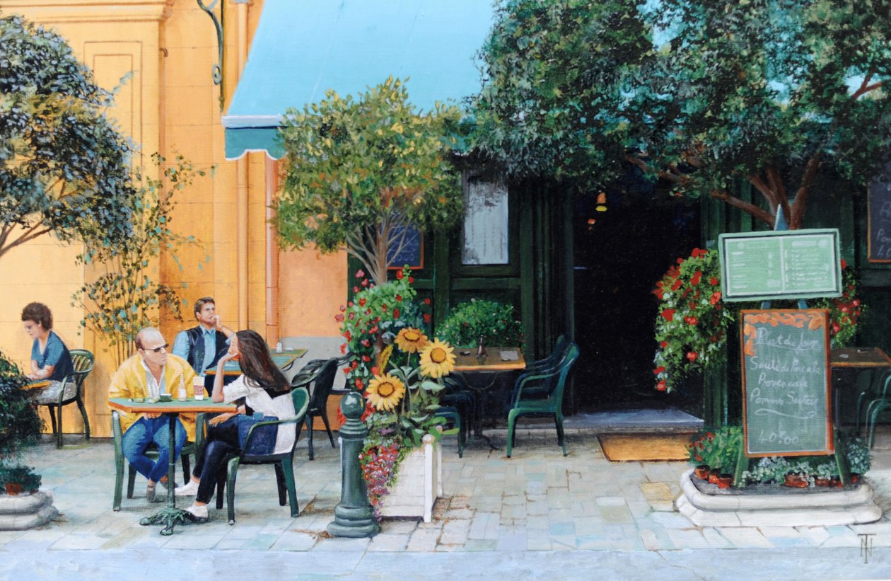 Café, Aix-En-Provence, 1999 av Trevor Neal