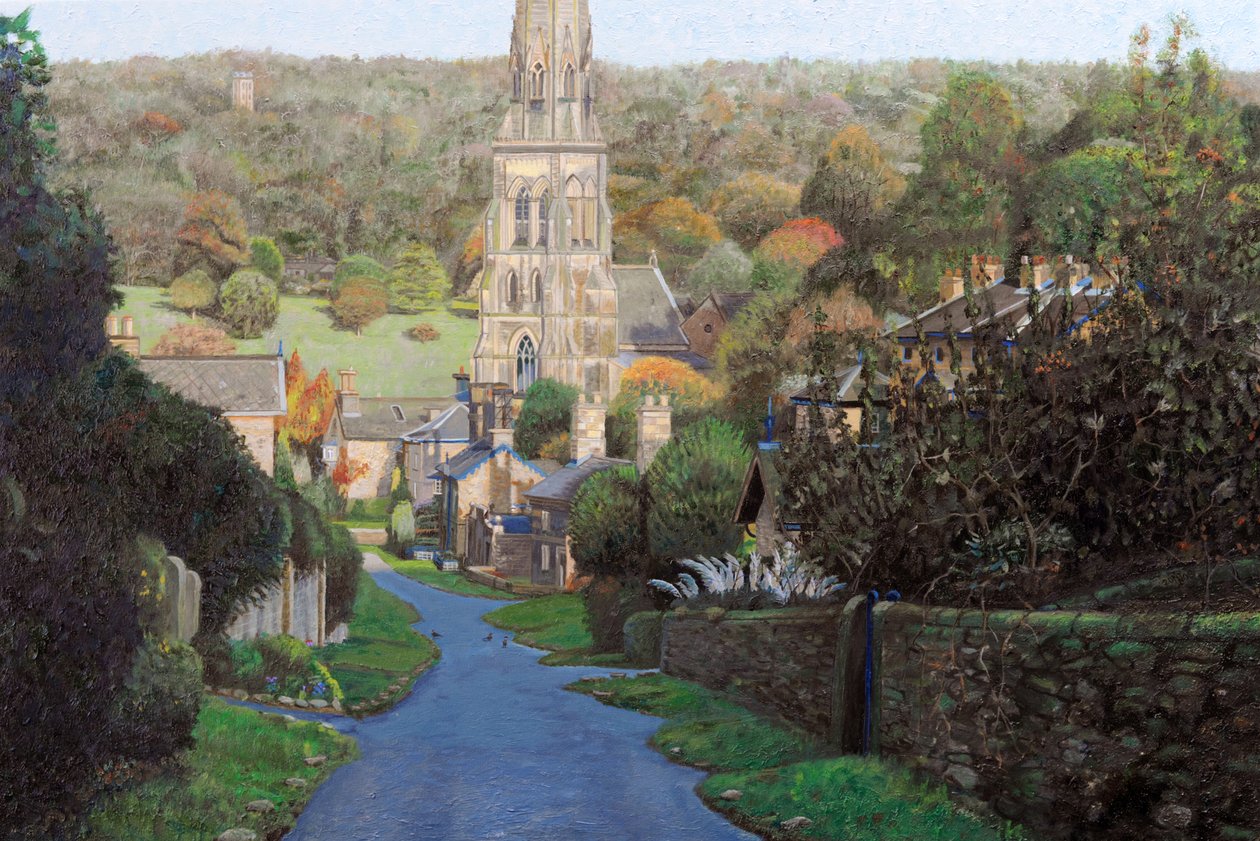 Edensor, Chatsworth Prak, Derbyshire, 2009 av Trevor Neal
