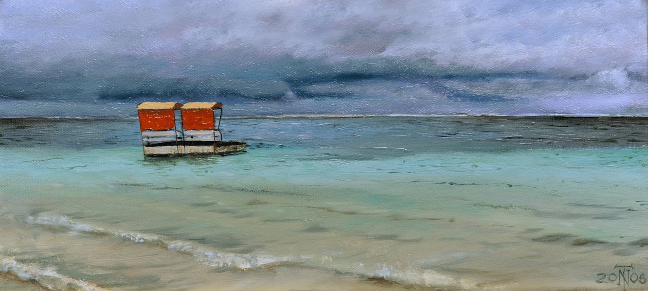 Lifeguard Station, Mauritius, 2008 av Trevor Neal