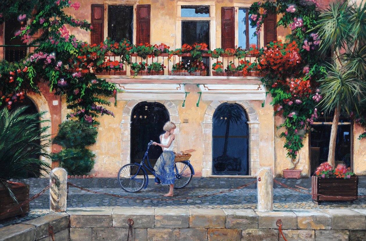 Limone, Gardasjön, Italien, 2003 av Trevor Neal