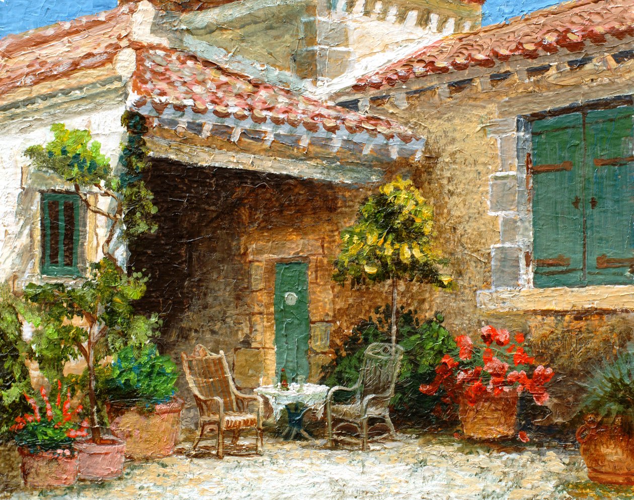 Provence Barn, 2006 av Trevor Neal