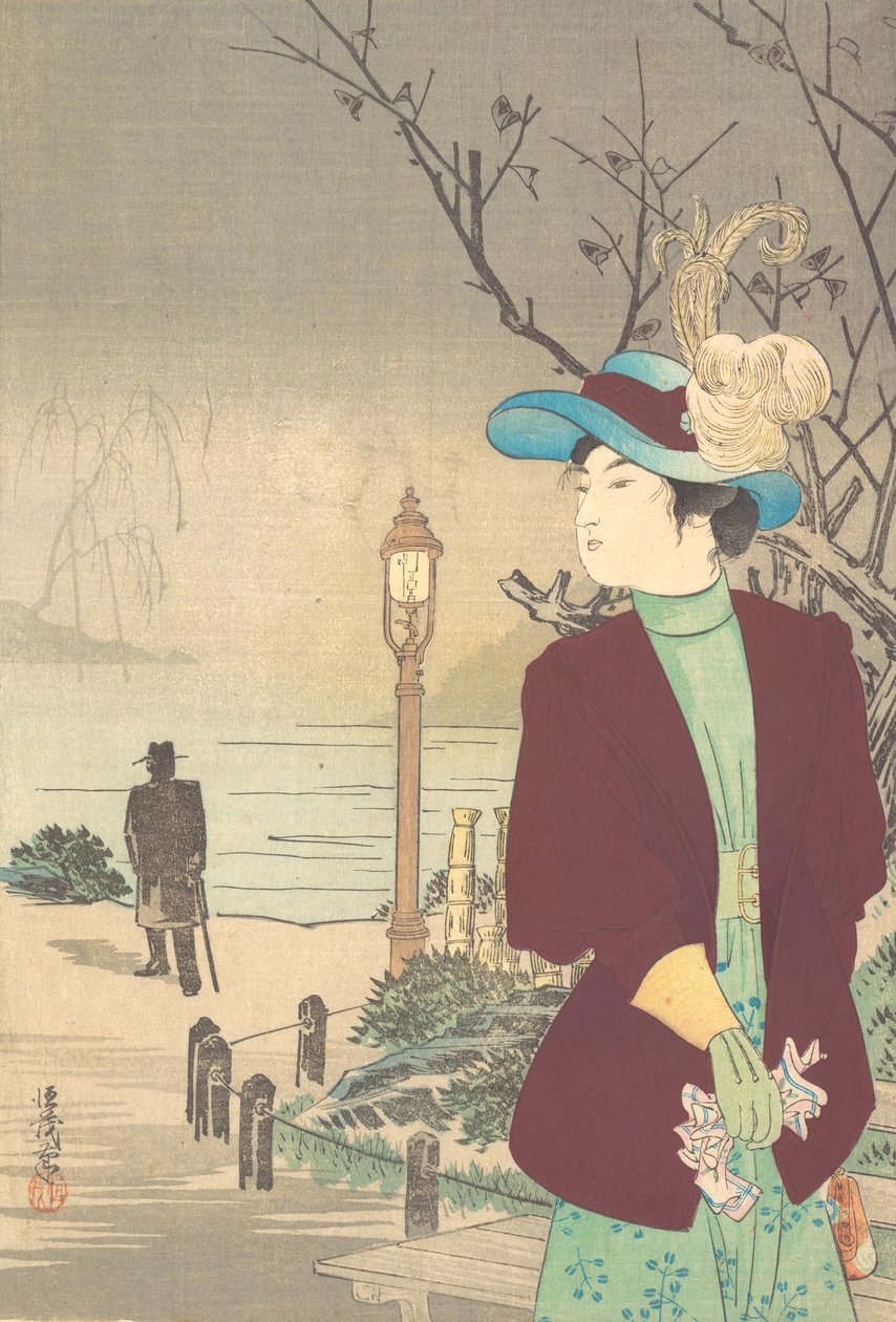 Tryck, ca. 1900. av Tsuneshige