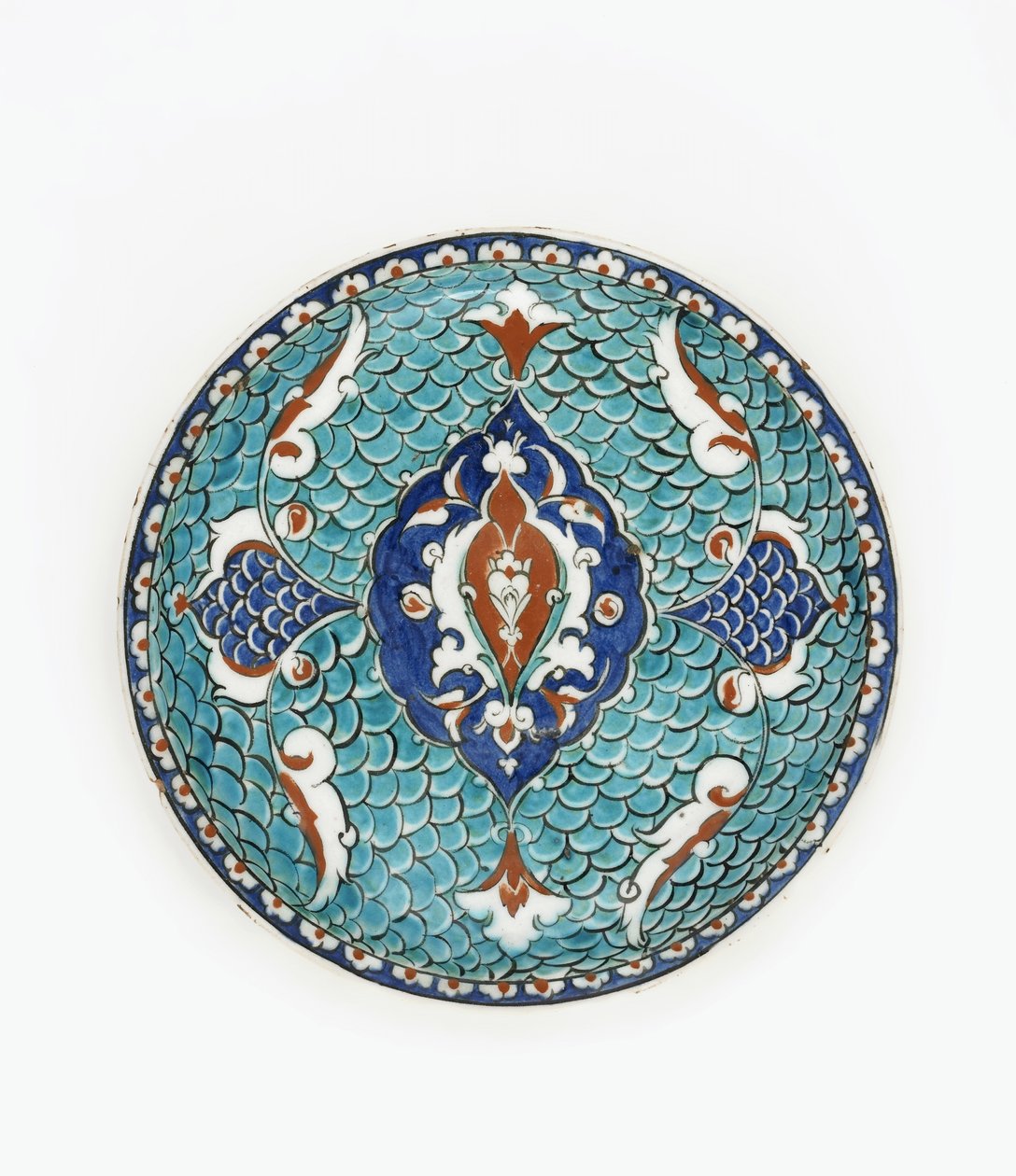 Maträtt, Iznik, osmansk dynasti (keramik) av Turkish School