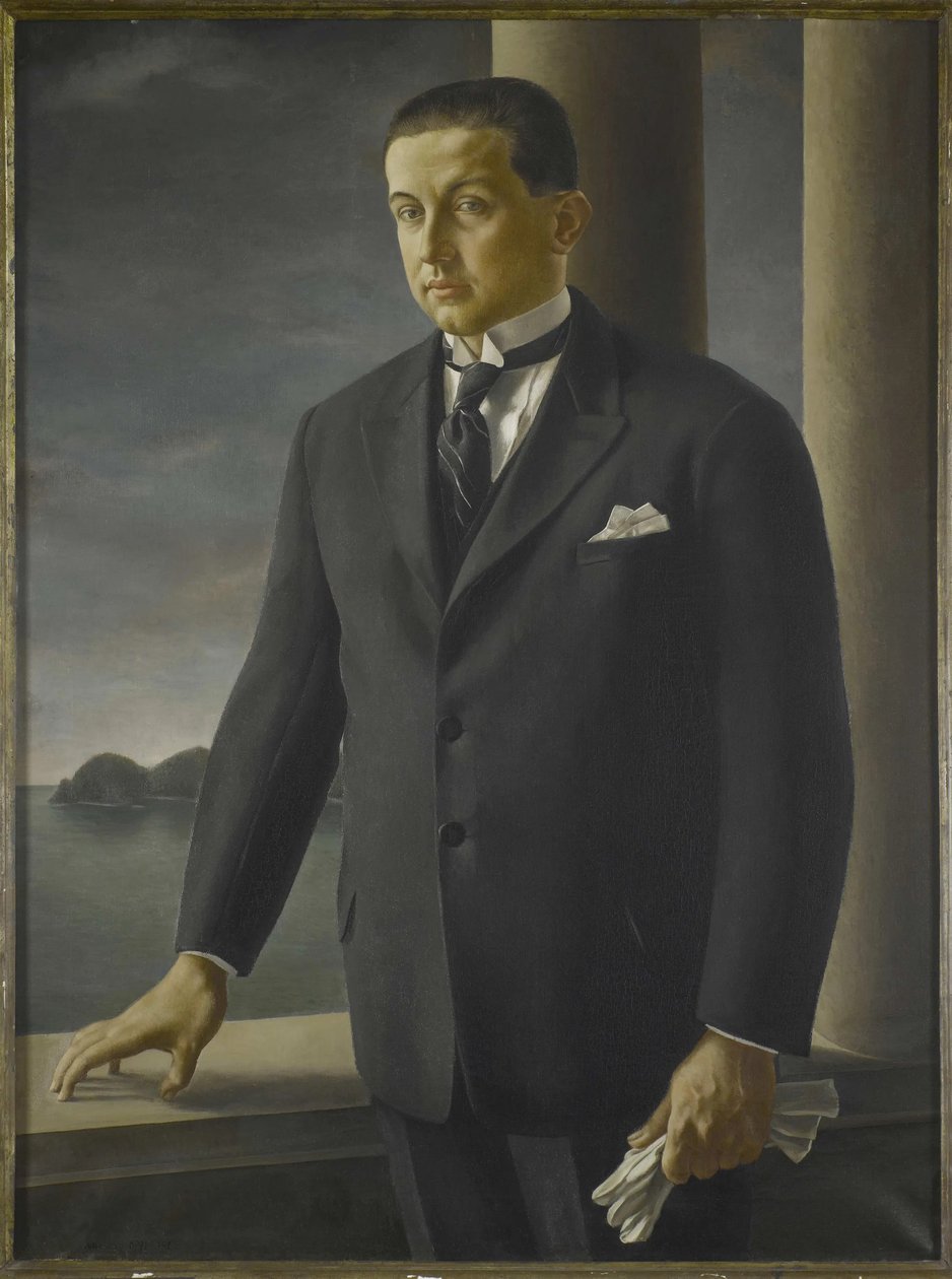 Redarens son, 1925. av Ubaldo Oppi