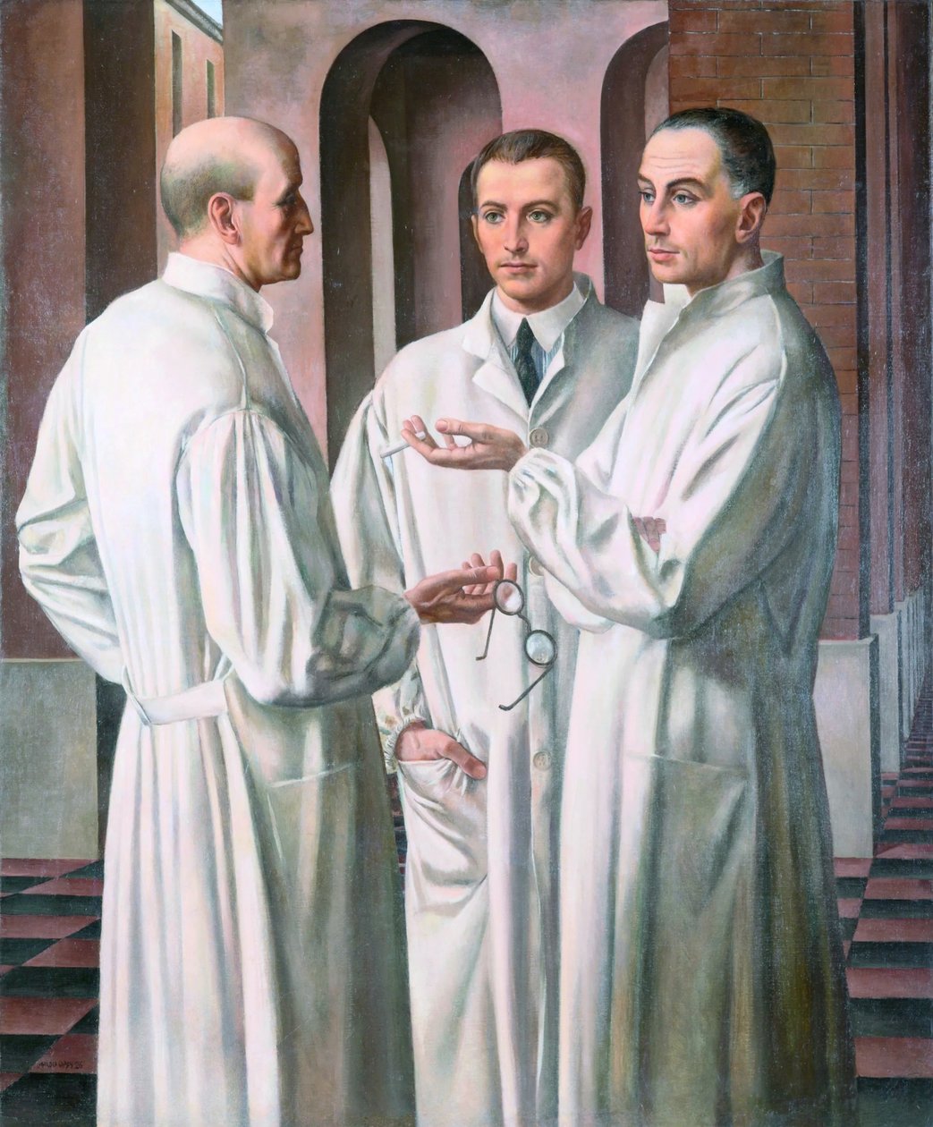 Kirurgerna, 1926. av Ubaldo Oppi