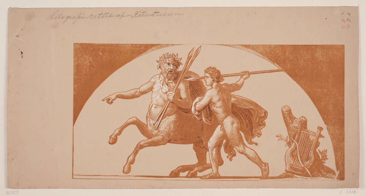 Chiron och Achilles av Ubekendt