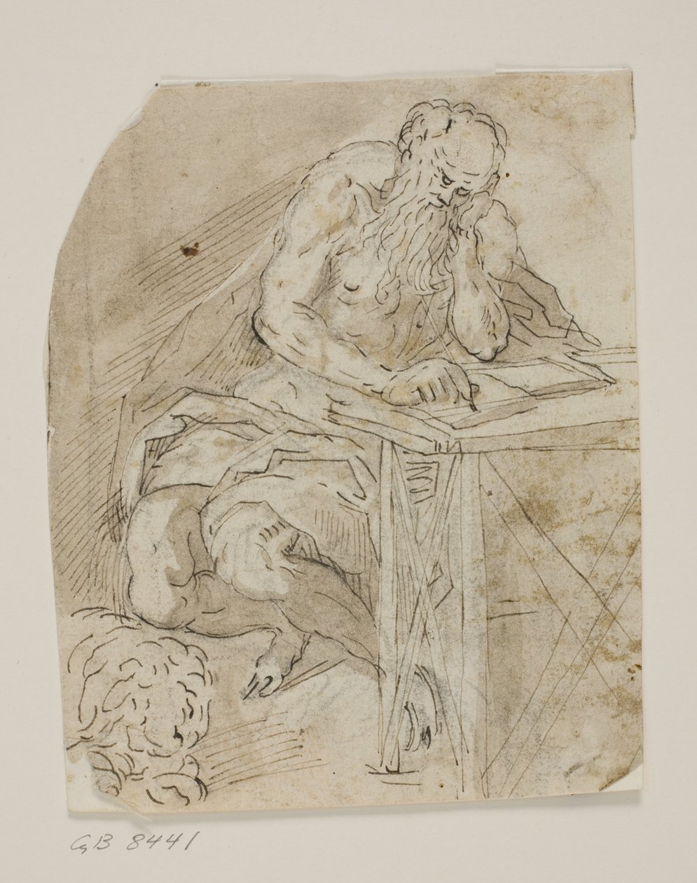 St Jerome i sitt arbetsrum av Ubekendt Ubekendt