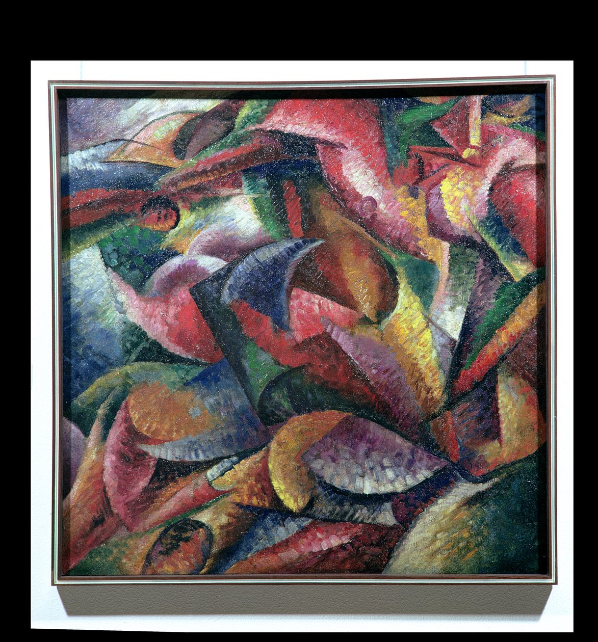 Kroppens dynamik, 1913 av Umberto Boccioni