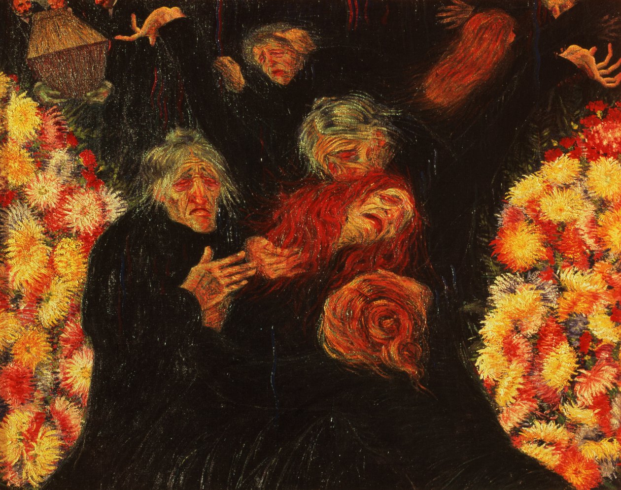 Sorg, 1910 av Umberto Boccioni