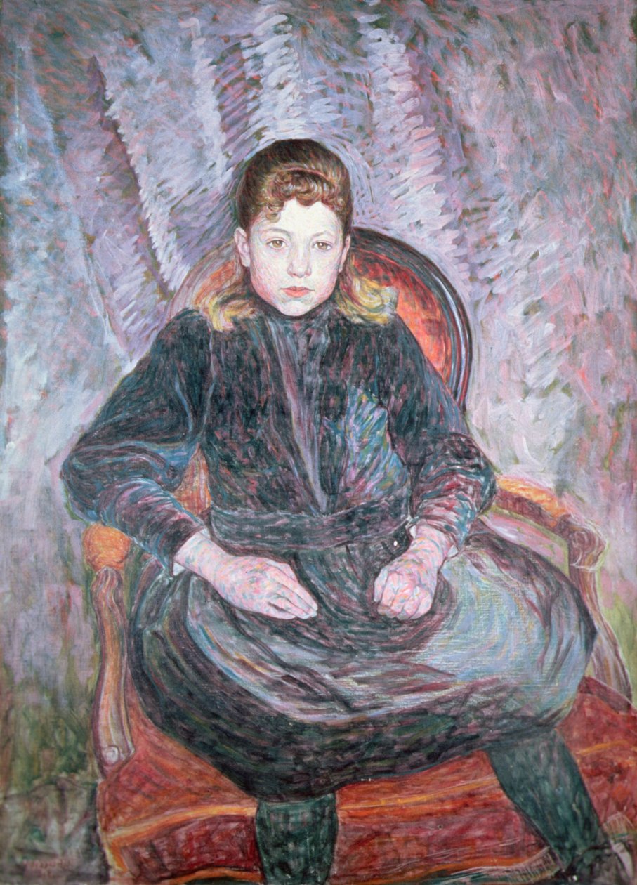 Porträtt av en ung flicka av Umberto Boccioni