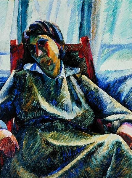 Silvia (olja på duk) av Umberto Boccioni