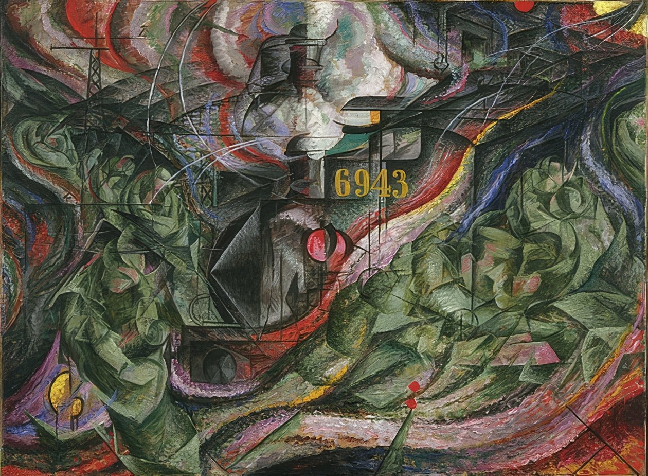 Sinnetillstånd I: Farvälna. 1911 av Umberto Boccioni