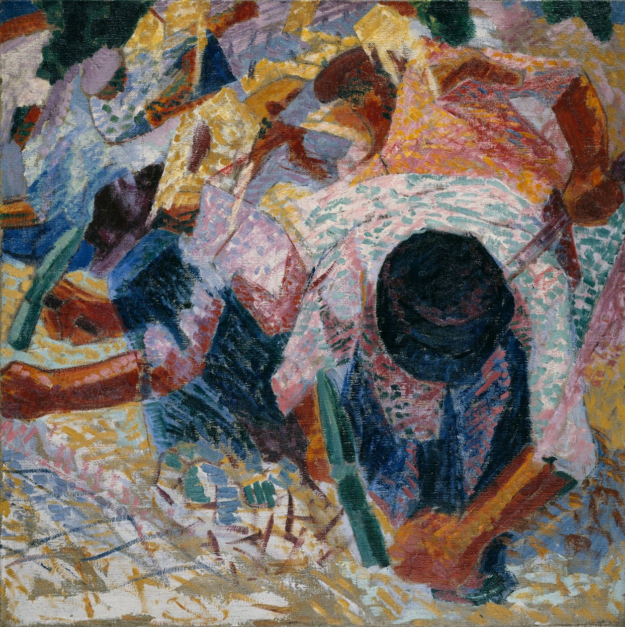 Gatubeläggarna av Umberto Boccioni