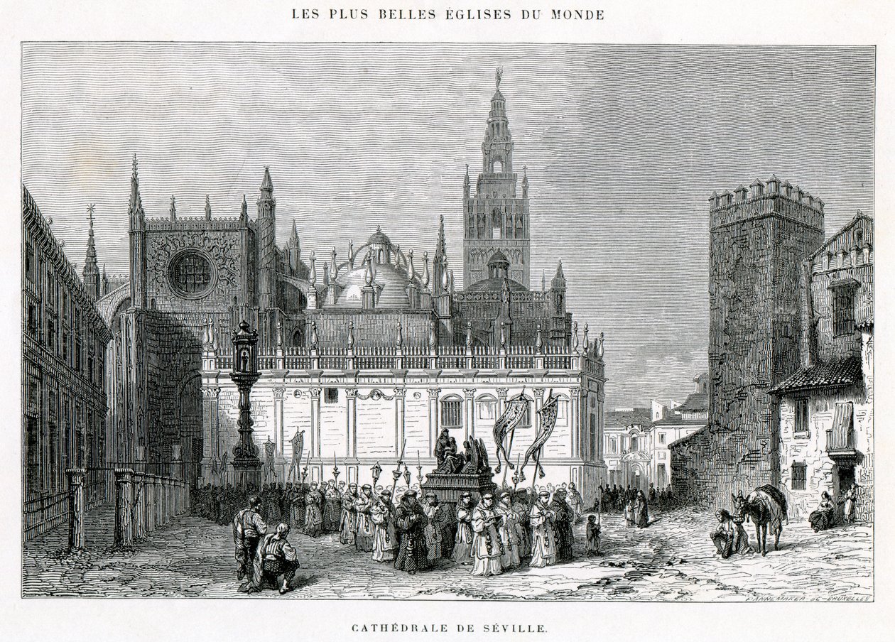 Cathedrale de Sevilla av Unbekannt Unbekannt