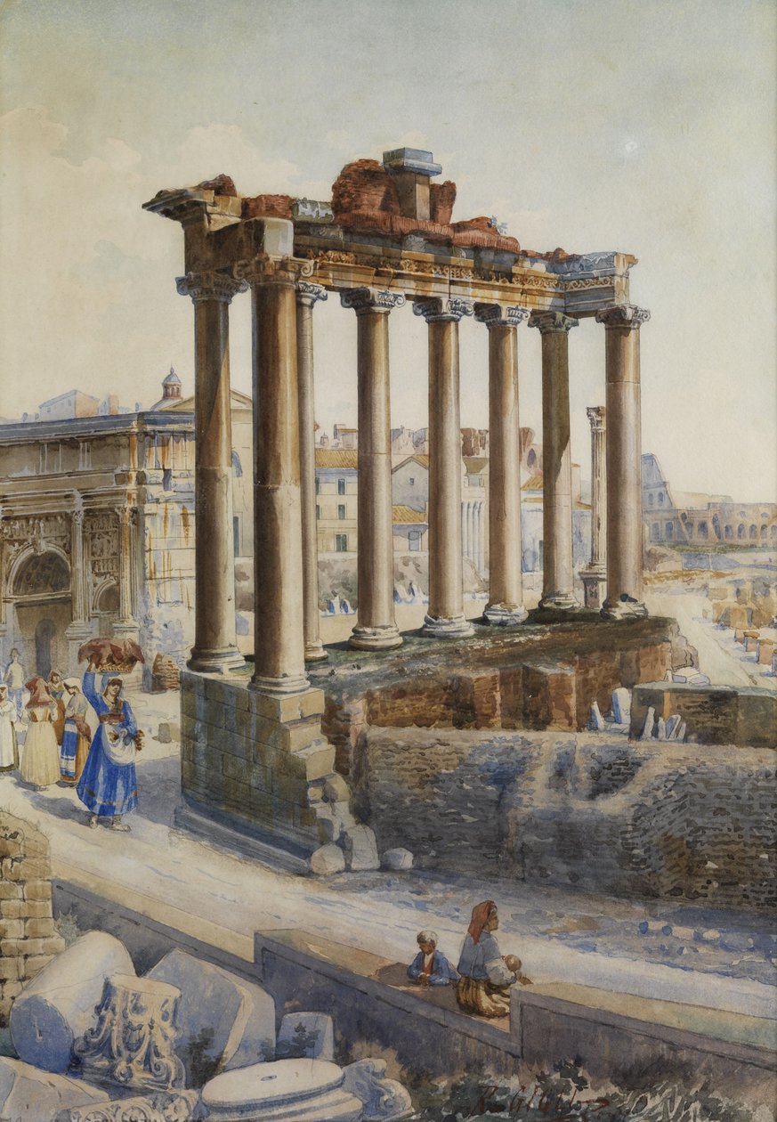 Forum Romanum av Unbekannt Unbekannt