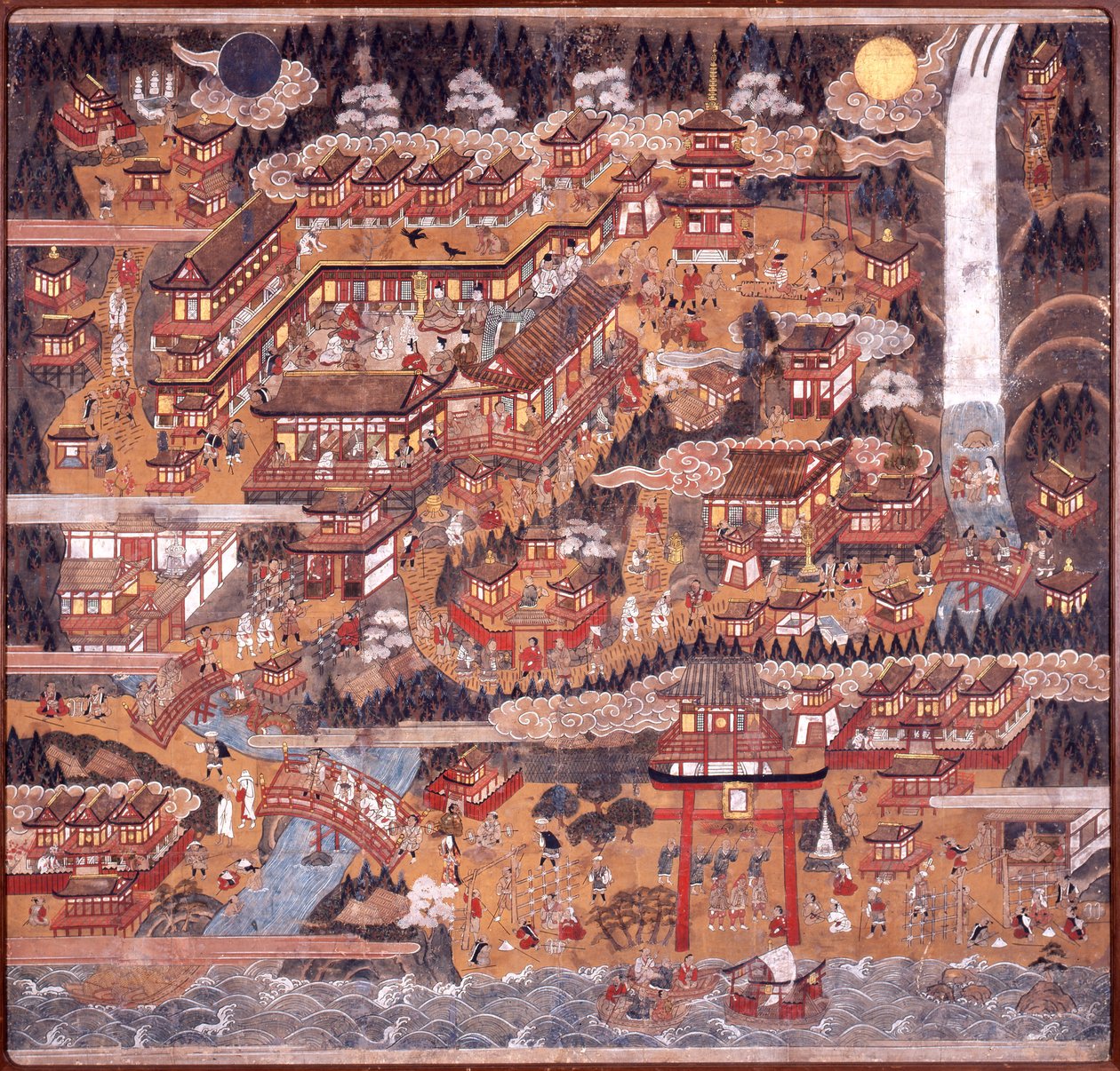 Kumano Nachi Mandala av Unbekannt Unbekannt