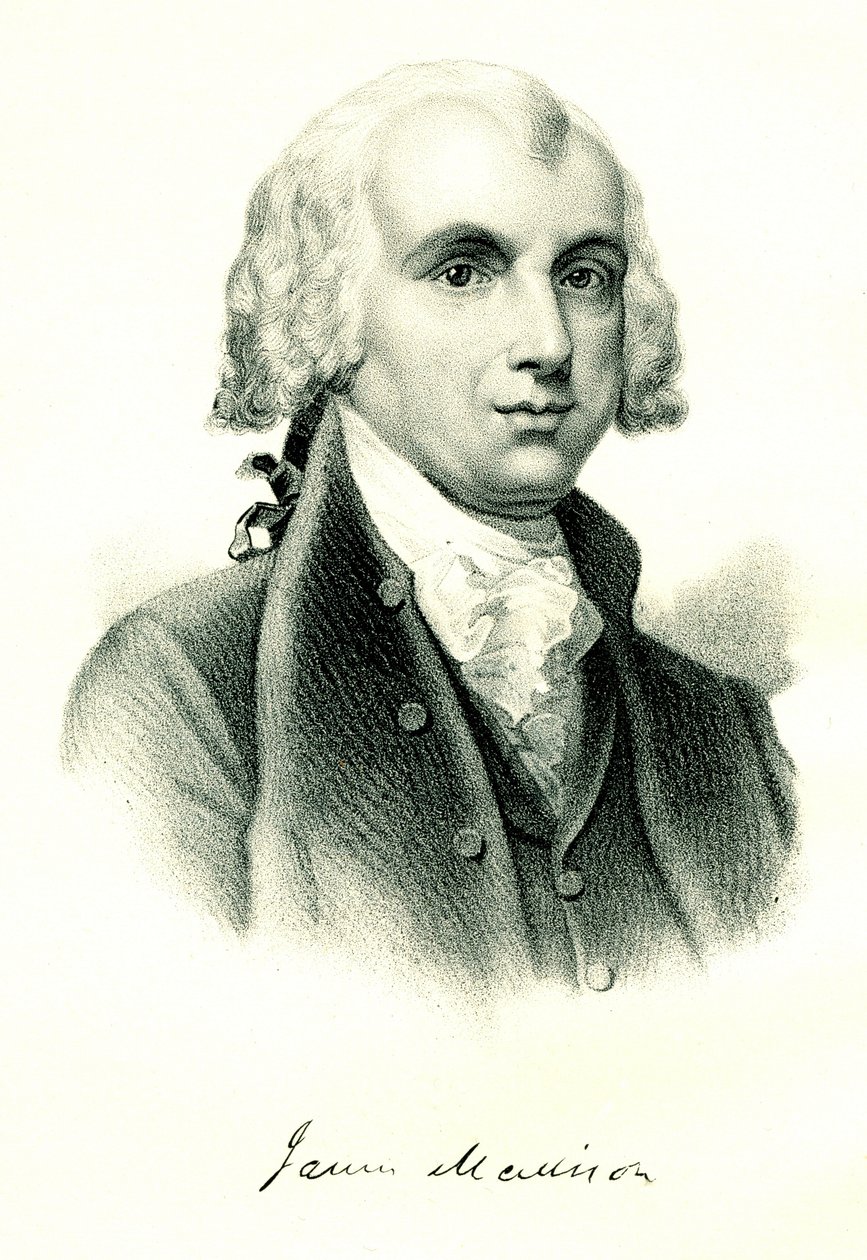 President James Madison av Unbekannt Unbekannt