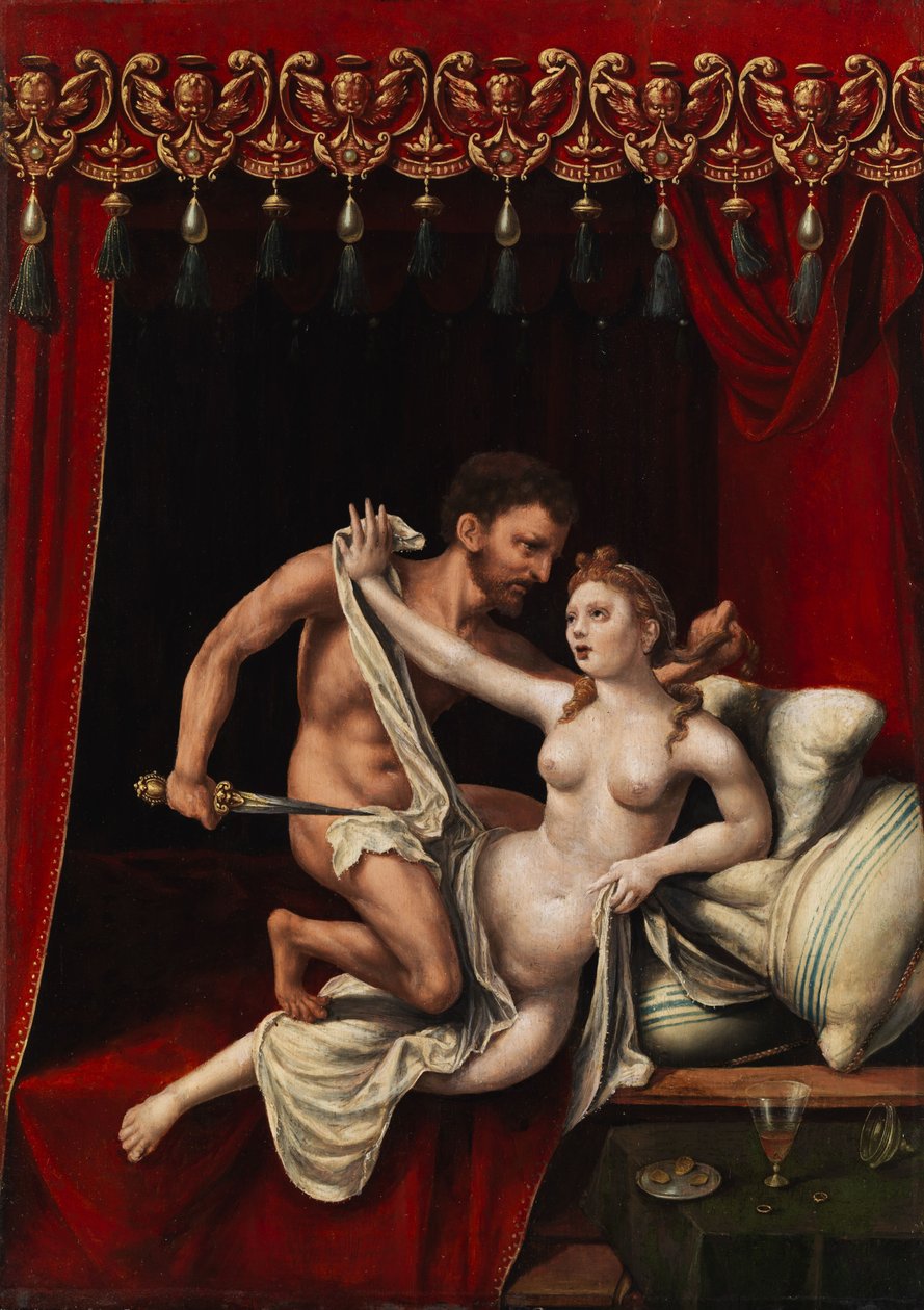Rape of Lucretia. av Unbekannt Unbekannt