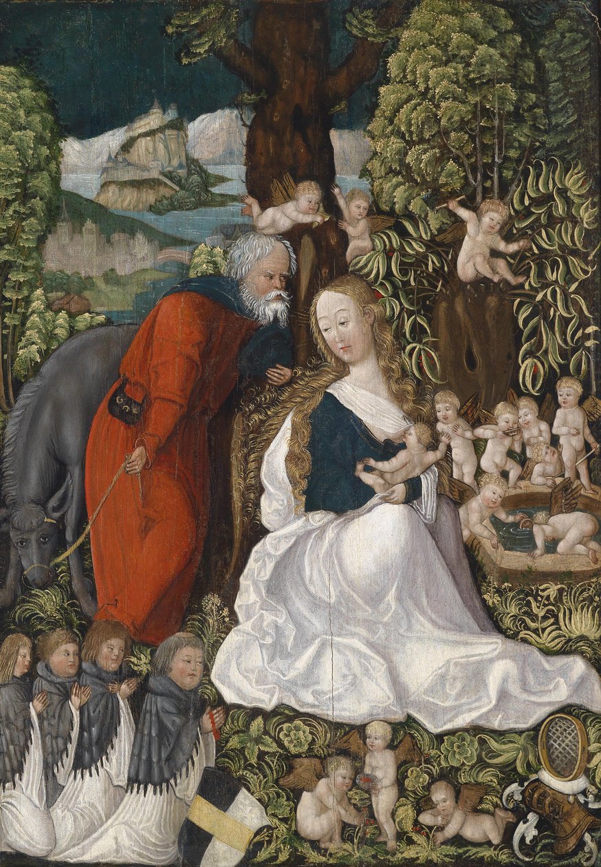 The Rest on The Flight into Egypt av Unbekannt Unbekannt