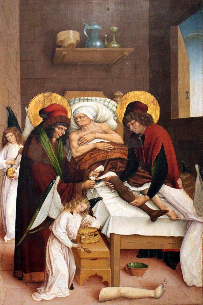Miracles of Saints Cosmas och Damian av Unbekannt Unbekannt