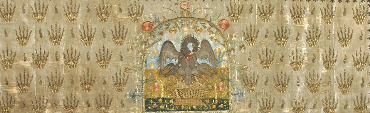 Altar Frontal med pelikanen av Unbekannt Unbekannt