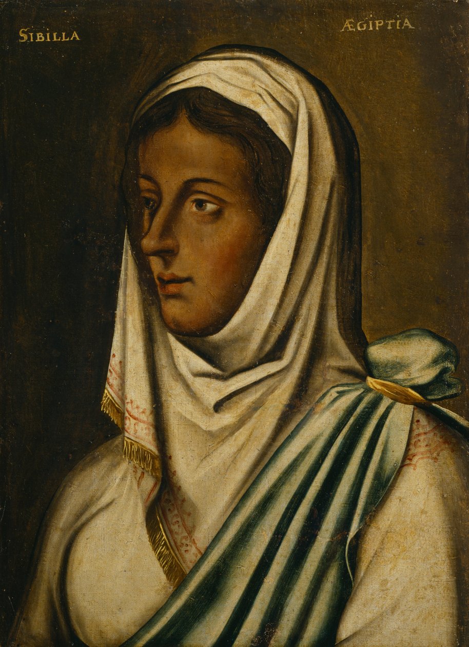 British School - Egyptian Sibyl av Unbekannt Unbekannt