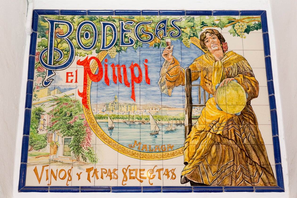 El Pimpi bodega, Malaga, Spanien av Unbekannt Unbekannt