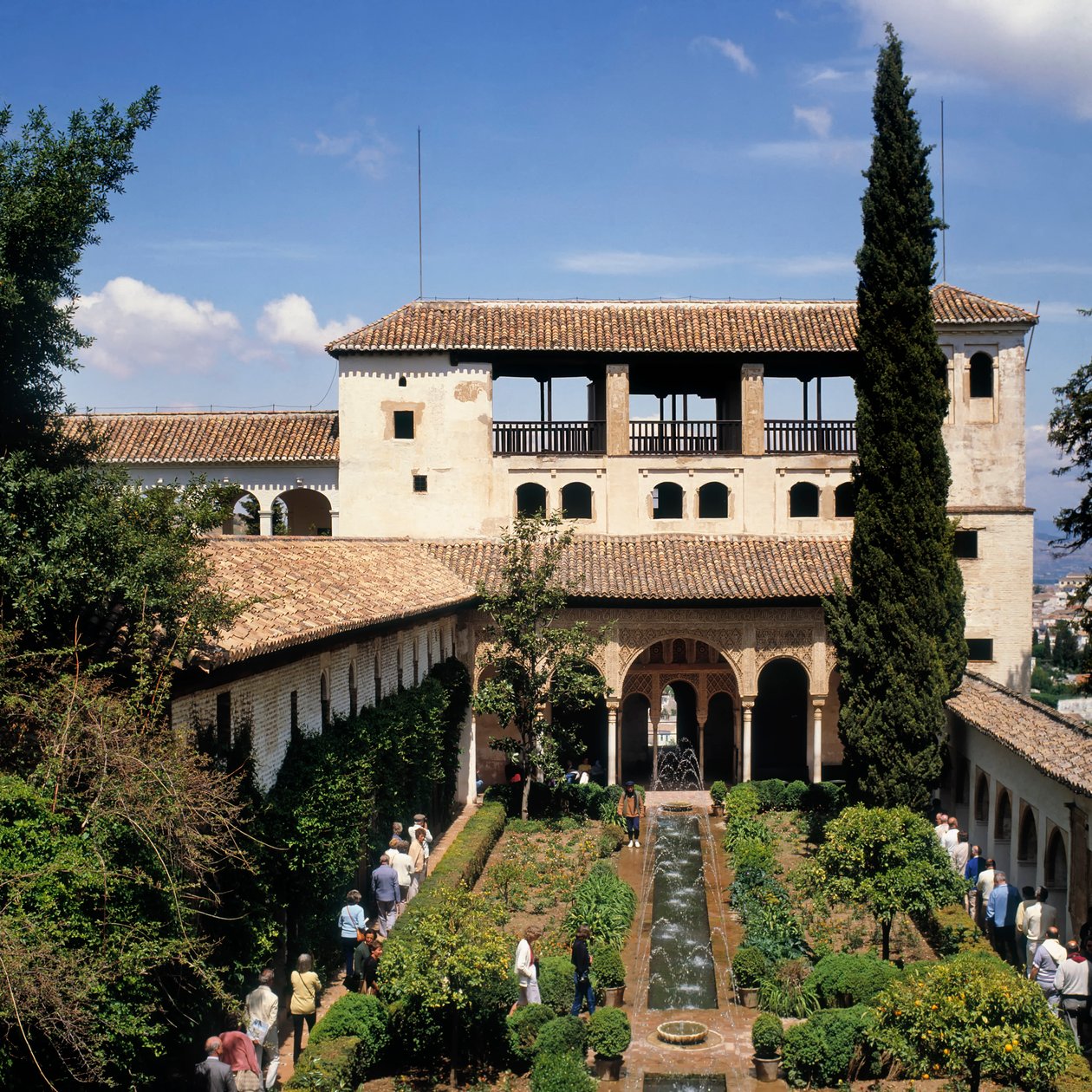 Generalife-palatset, Granada, Spanien. av Unbekannt Unbekannt