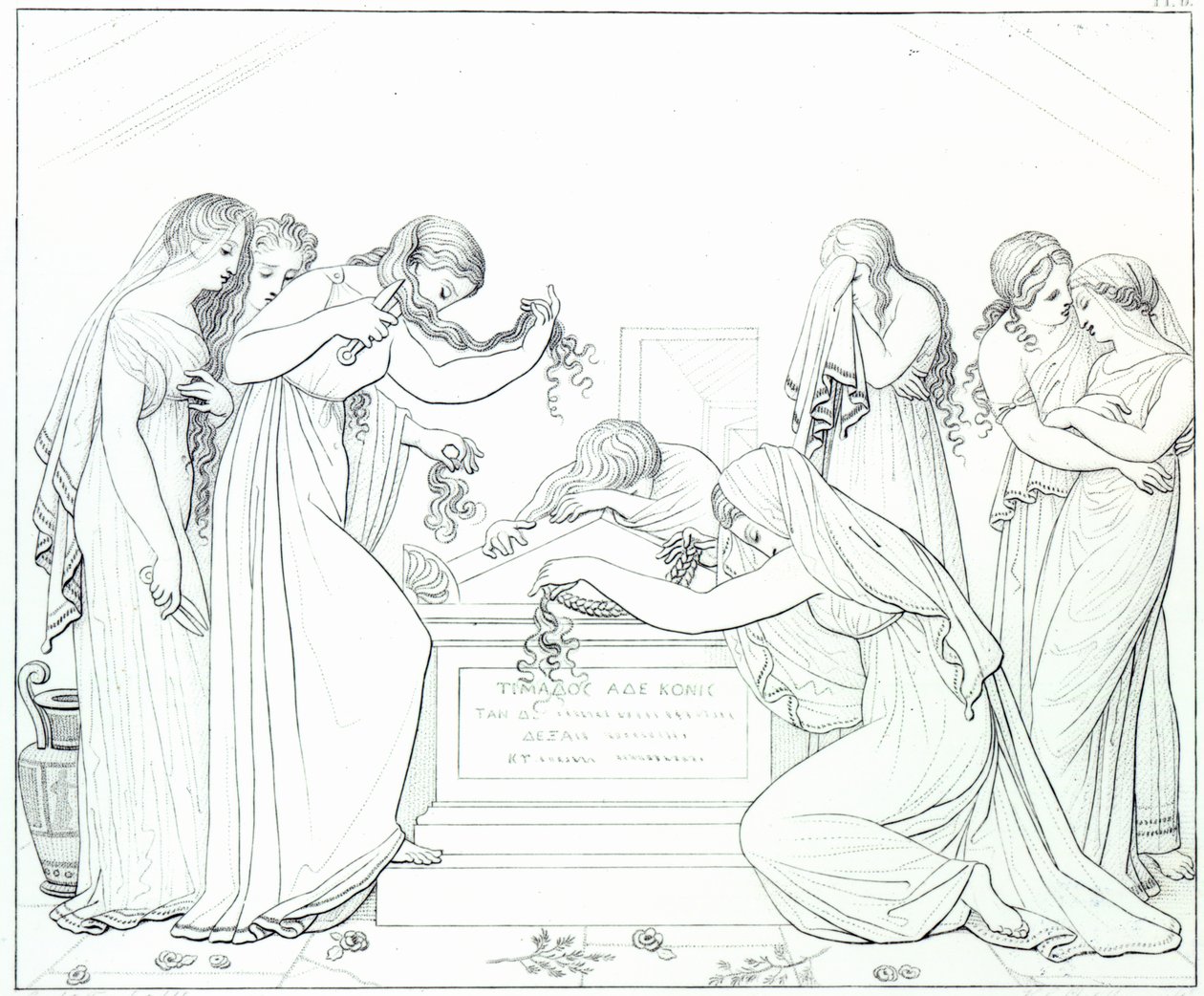 Illustration från "Book of Sappho" av Unbekannt Unbekannt