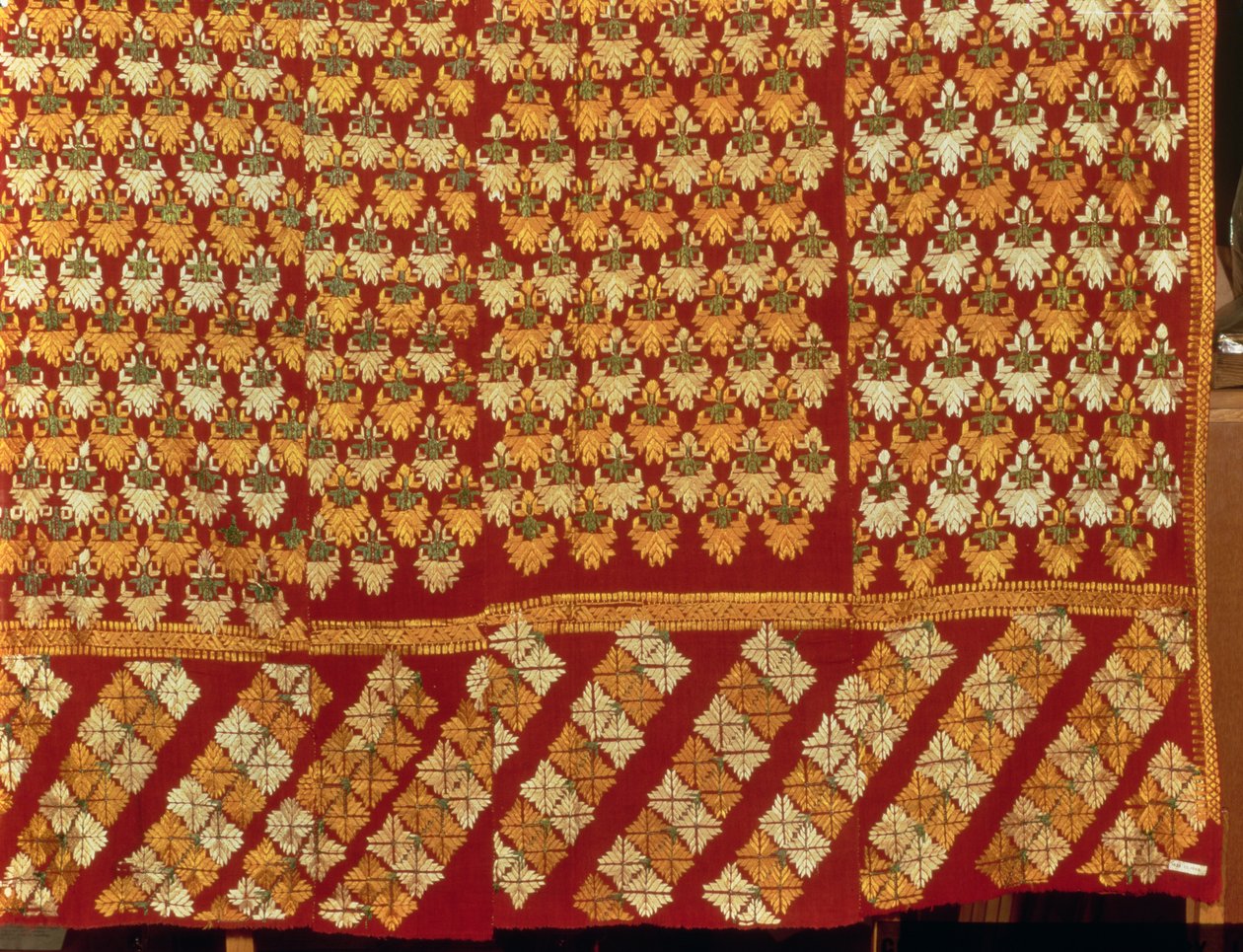 Indiskt Phulkari-broderi av Unbekannt Unbekannt