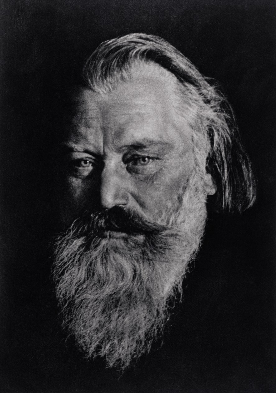 Johannes Brahms (1833-97) av Unbekannt Unbekannt