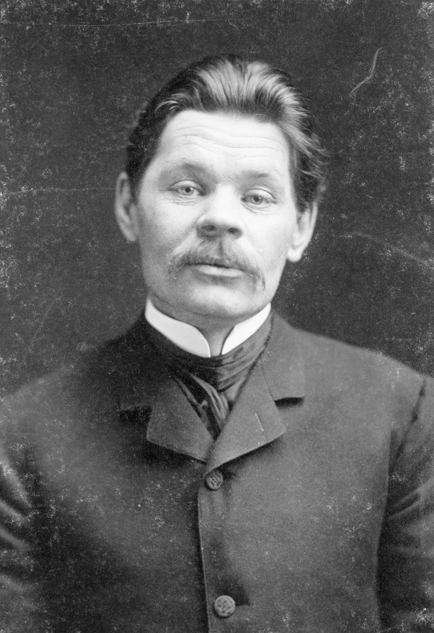 Maxim Gorkij, omkring 1906 av Unbekannt Unbekannt