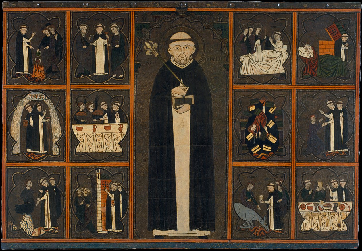 Panelen Saint Dominic av Unbekannt Unbekannt