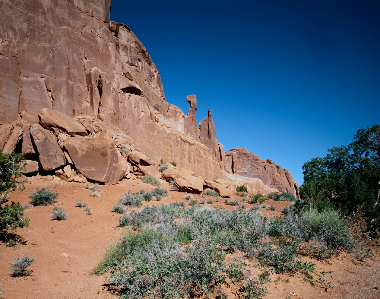 Park Avenue, Arches National Park, Utah av Unbekannt Unbekannt