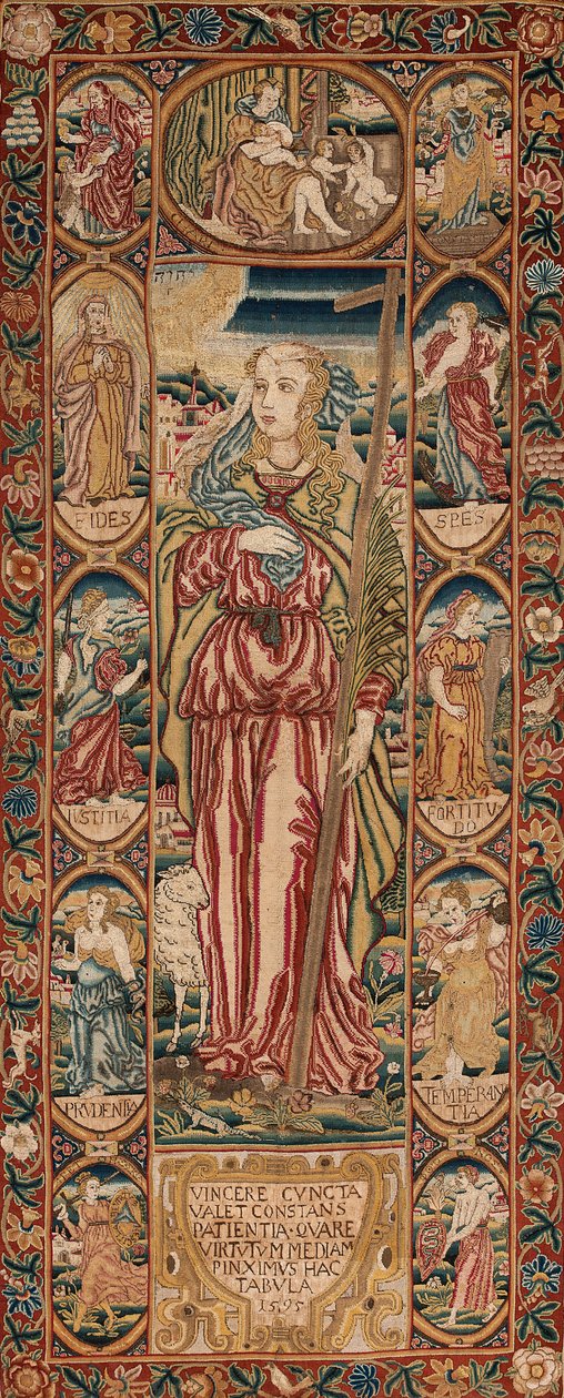 Tålamod och de sju kristna dygderna av Unbekannt Unbekannt