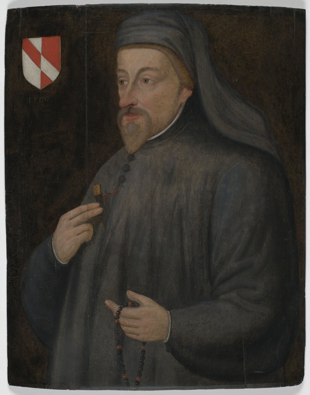 Portrait of Geoffrey Chaucer av Unbekannt Unbekannt